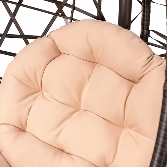 Подвесное кресло-гамак, ручная веревка-гамак, кресло-качалка для внутреннего и наружного дома, спальни, патио, сада