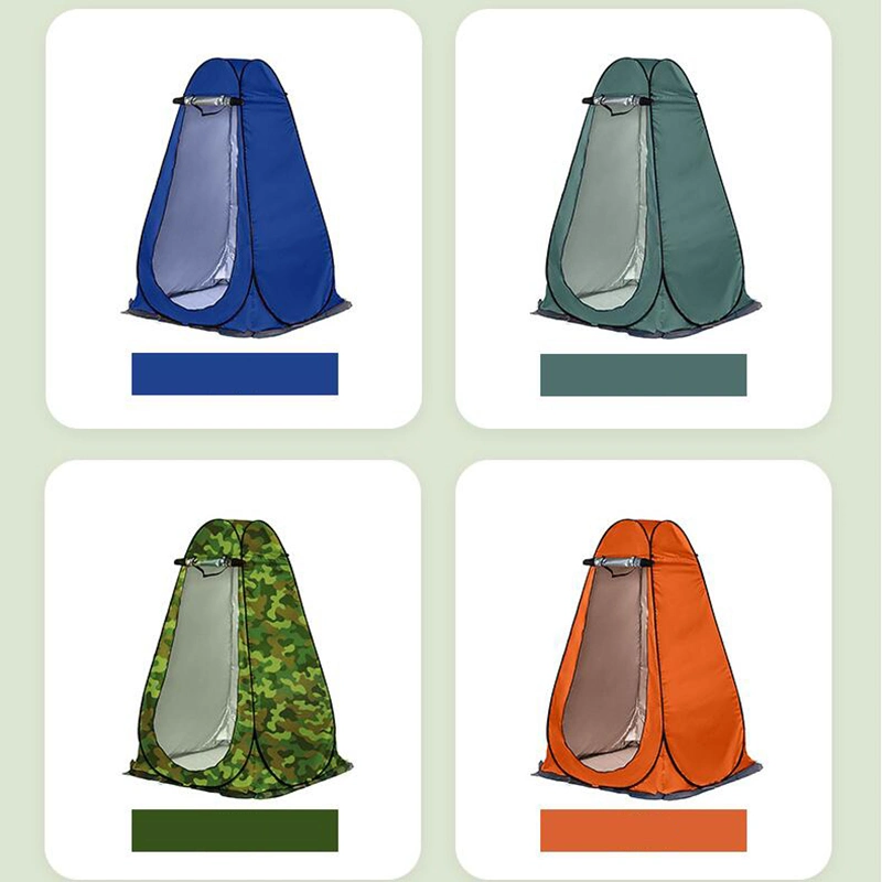 Camping Shelter Toilet Tent Pop up Shower Privacy Tent, Outdoor Changing Dressing Fishing Bathing Storage Room Tents, Portable Tent with Carrying Bag Wbb15111