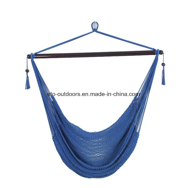 Portable Camping Polyester Rope Hanging Swing Chair Beach Hammock Chair