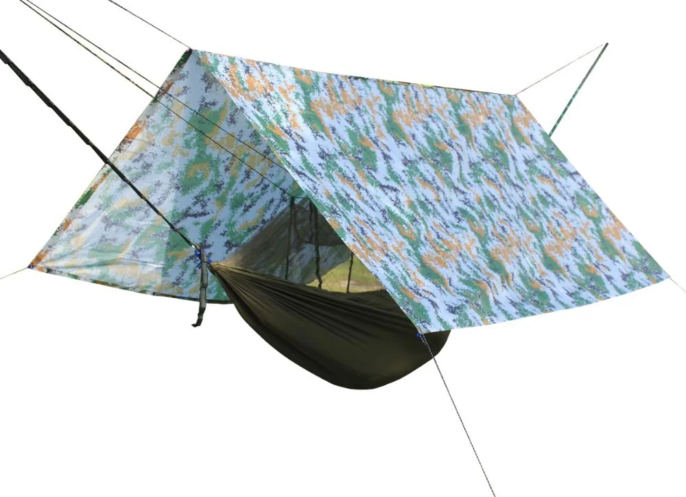 Hammock Camping Hammock Nylon Fabric Hammock with Canopy Outdoor Furniture Garden Furniture