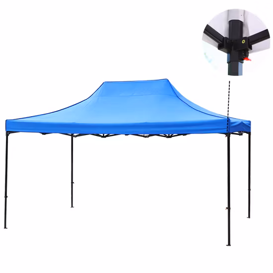 Steel Frame Folding Pop up Canopy Waterproof Beach Tent Printed