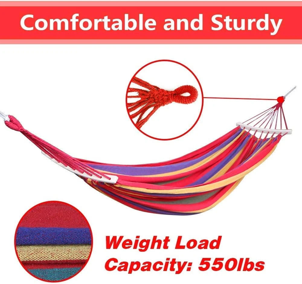 Double Sports Outdoor Camping Sleeping Backpacking Hammock