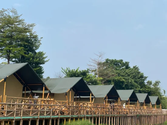 Всесезонные палатки Oxford Safari Glamping Палатки для 4-6 человек для кемпинга
